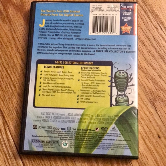 DISNEY A Bug’s Life DVD - Picture 4 of 4